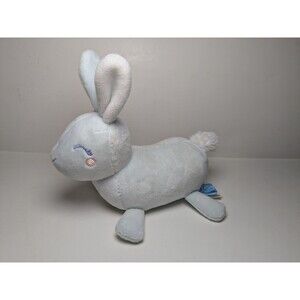 Manhattan Toy Company 2018 Blue Bunny Plush Rattle